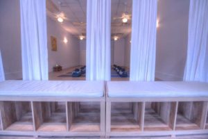 Studio area from reception room